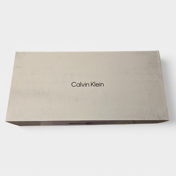 Calvin Klein Jeora Faux Leather Tall High Heel Dress Boots Light Natural 8M NWB - Picture 10 of 11